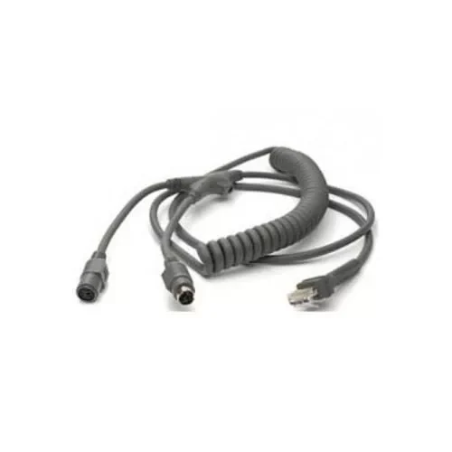 IBM PS/2 KBW CAB-365 Datalogic 90A051360 spiral cable