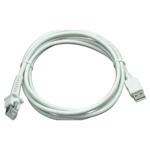 USB cable Type A TPUW Straight 2m White Datalogic 90A052278