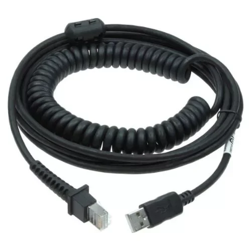 USB cable type A TPUW spiral Datalogic 90A052289