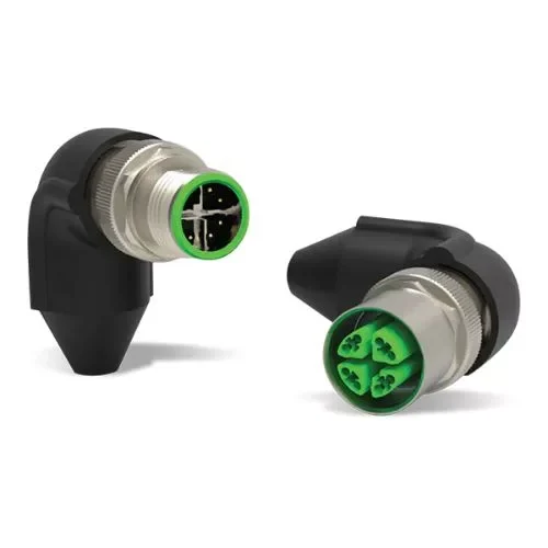 ETH CABLE M12-M12 1m LENGTH (90 degrees- 90 degrees)