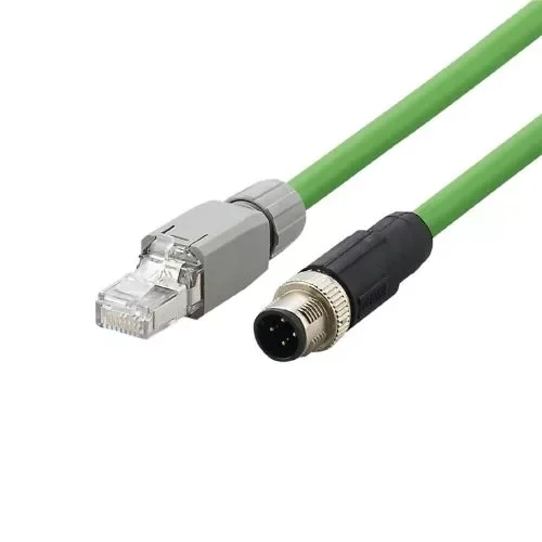 ETH CABLE M12-RJ45 5m LENGTH (90 degrees-RJ45)