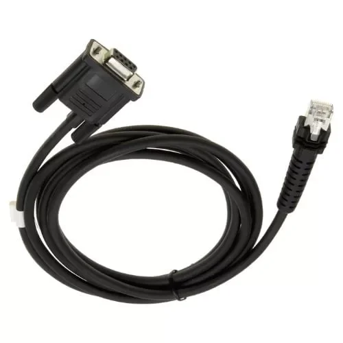 RS-232 9P male spiral cable 3.6 m Datalogic CAB-456