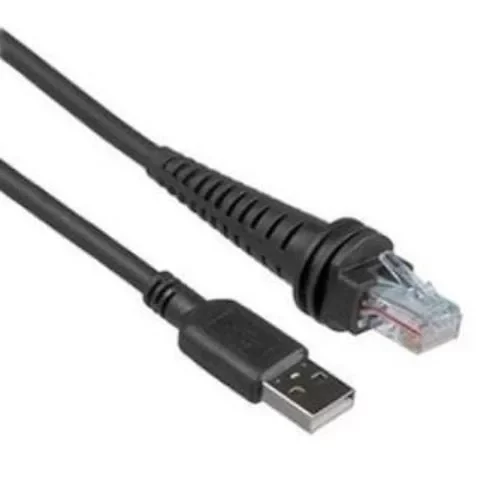 Sensormatic EAS cable with Interlock black 2 m Solaris 7980g and 7990g