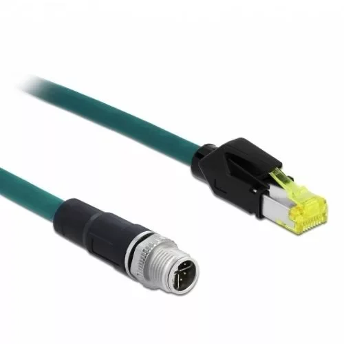 Cable M12 8 pins/RJ-45 1M MICROSCAN QX Omron 61-000160-01