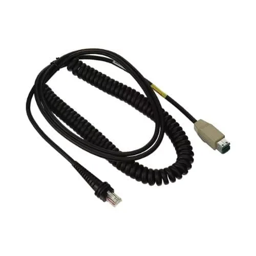 Black USB cable 12V locking 5m CBL-503-500-C00