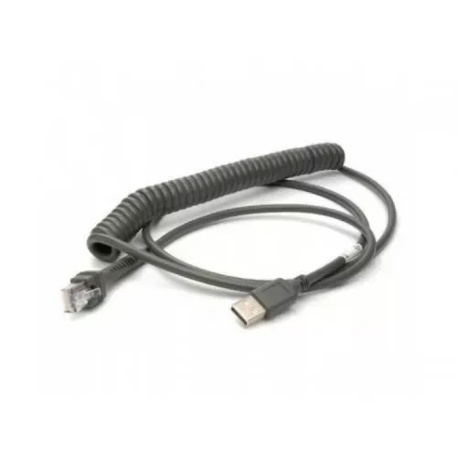 USB type A POT spiral cable Datalogic 8-0734-16