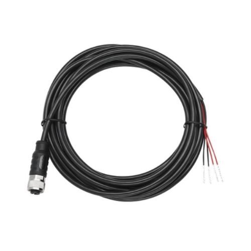 Industrial power cable 5m M12 M/F Zebra CBL-SNS0500M-M1200