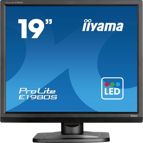 Monitor 19", LED TN, 1280x1024, HDMI/DP, Integrated speakers - iiyama E1980S-B1