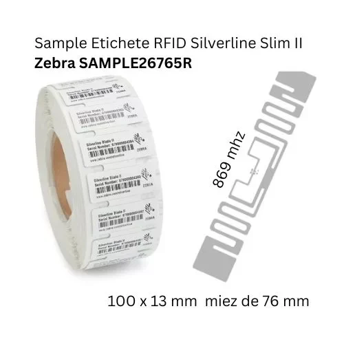 RFID Silverline Slim II Zebra tags SAMPLE26765R