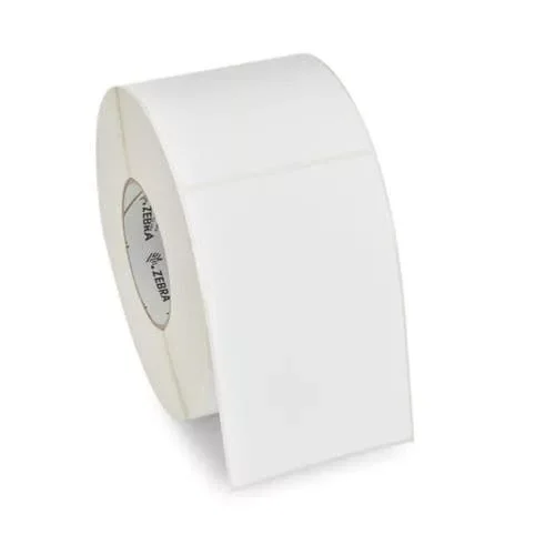 Synthetic Labels 38 x 19mm Z-Ultimate 3000T White Zebra 880332-019
