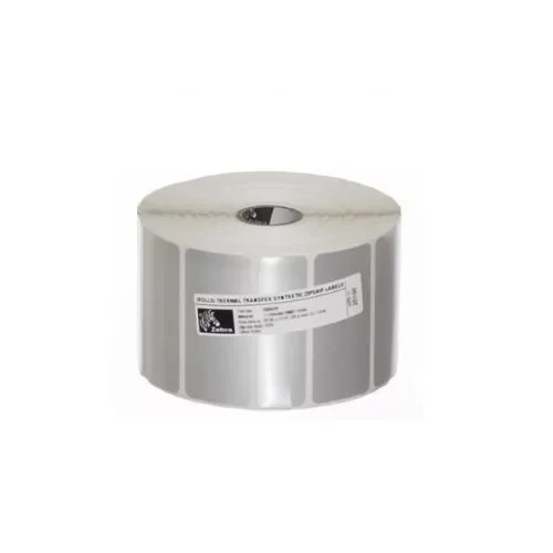 Synthetic labels 76 x 25mm Z-Ultimate 3000T Silver Zebra 880380-025