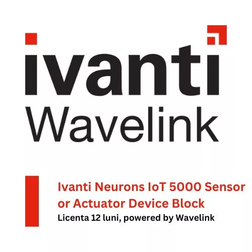Ivanti Neurons IoT 5000 Sensor or Actuator Device Block License 12 Months IN-IIOT-DVCE5K-S
