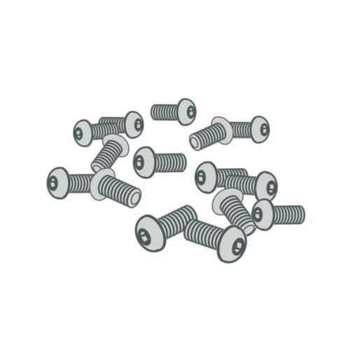Screw Kit 4‑40 × 0.31″ (Phillips/Zinc) 25 pcs Zebra HW78802