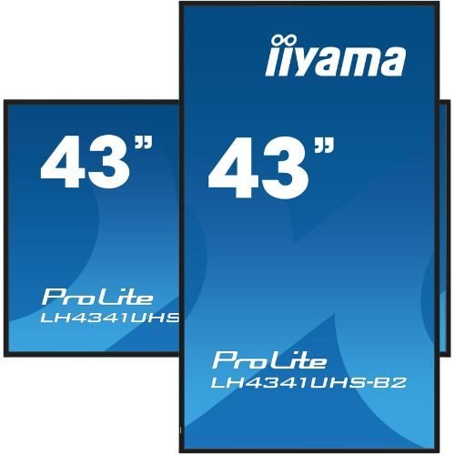 Digital Signage Display 43" 4K UHD IPS, Media Player, 24/7, HDMI x3 - iiyama LH4341UHS
