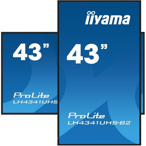 Digital Signage Display 43" 4K UHD IPS, Media Player, 24/7, HDMI x3 - iiyama LH4341UHS