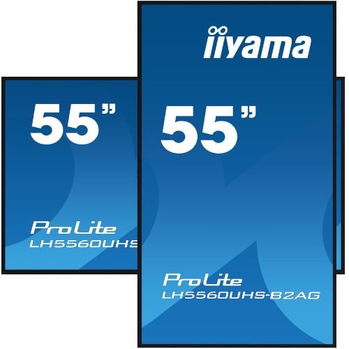 Display Digital Signage 55" 4K UHD Android 11, HDMI/USB, Wi-Fi, 24/7 - iiyama LH5560UHS-B2AG