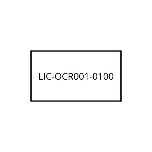 Zebra LIC-OCR001-0100