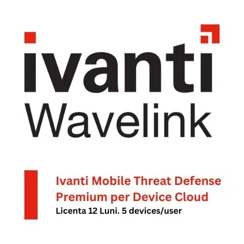 Ivanti Mobile Threat Defense Premium per User Cloud License 12 Months. 5 devices/user MI-MTDPLUS-U-1YS-D