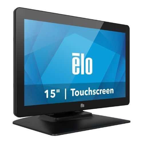 Elo 1502LM 15-inch Medical Grade Black Touchscreen Monitor with Stand E542617