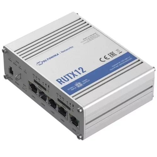 Industrial cellular router RUTX12 DUAL LTE CAT 6 Teltonika Networks RUTX12000000
