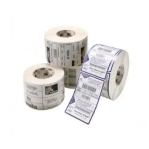 Sample Synthetic Labels 76.2x76.2mm 8000T Silver Chekerboard Zebra SAMPLE5662