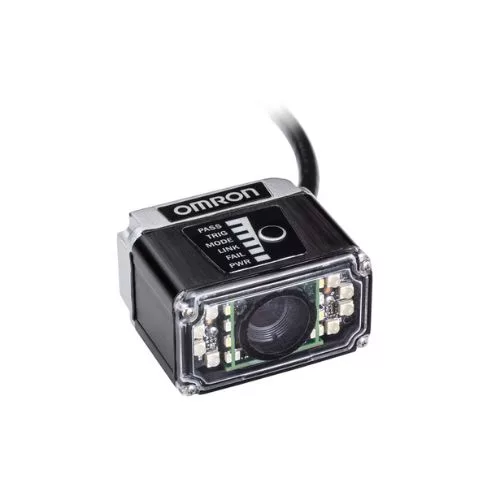 Fixed Omron MicroHAWK V420 industrial scanner