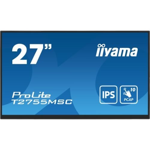 Monitor Touch 27" PCAP 10 points, Full HD, IPS, Optical Bonded, Anti-Glare - iiyama T2755MSC