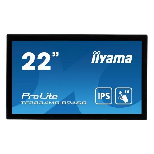 Open Frame Touchscreen Monitor 22" Full HD PCAP 10 Touch, IPS, Anti-Glare, High Brightness - iiyama TF2234MC-B7AGB