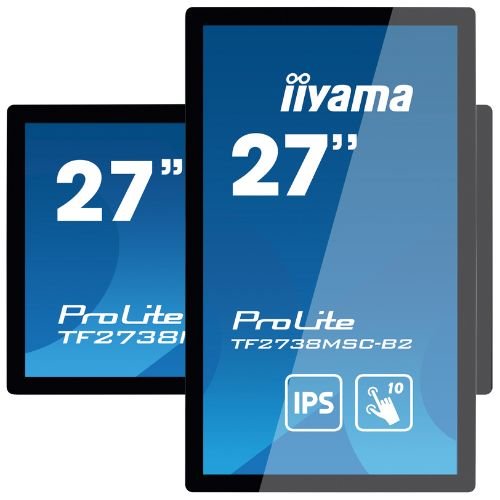 Touchscreen monitor 27" Open Frame Full HD, PCAP 10 Touch, IPS LED - iiyama TF2738MSC-B2