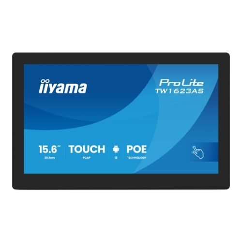 PC All-in-One 15.6" Touchscreen, Android 13, PoE, Anti-Glare - iiyama TW1623AS-B3P