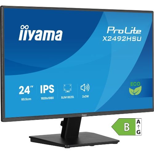 24'' IPS monitor, Full HD 120Hz class B - iiyama ProLite X2492HSU-B1