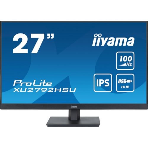 Monitor 27'' IPS, 100Hz, USB 3.2 hub, 3-side borderless - iiyama ProLite XU2792HSU-B6