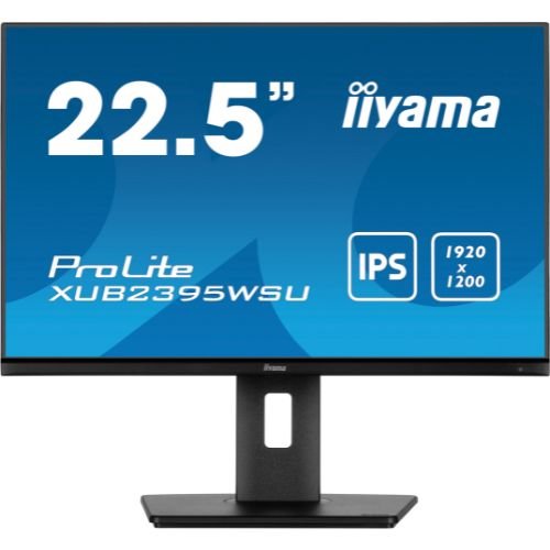 Monitor 22.5'' IPS, WUXGA 16:10, 3-side borderless, ergonomic stand - iiyama ProLite XUB2395WSU-B5