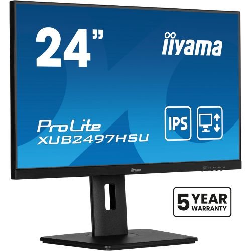 Monitor 24'' IPS, Full HD 100Hz, USB hub, ergonomic stand - iiyama ProLite XUB2497HSU-B2