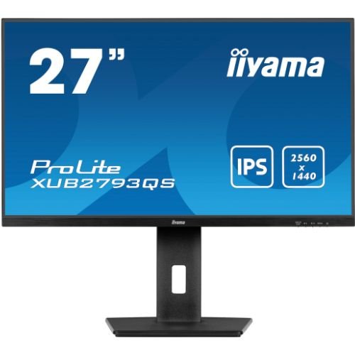Monitor 27'' QHD, IPS 100Hz, ergonomic stand - iiyama ProLite XUB2793QS-B7