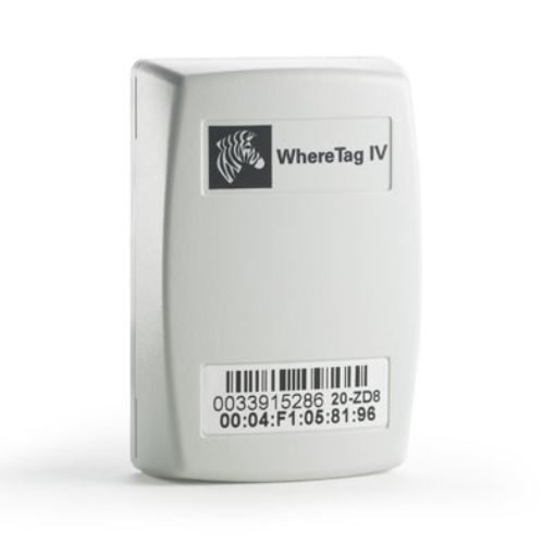 RTLS active RFID tag WhereTag IV Zebra TFF-2005-0XAA