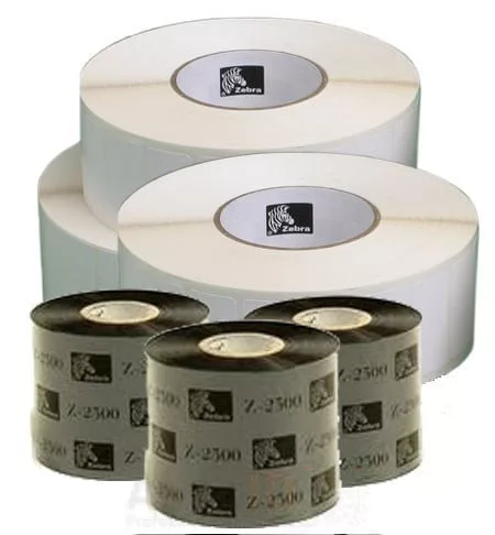 Label Kit Z-Perform 1000T + ribbon 2300 Zebra ZipShipKit-C