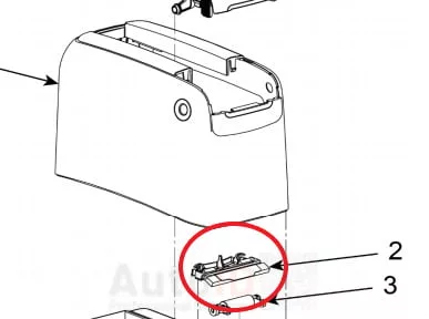 ZD510 Upper Print Mechanism Cover Kit