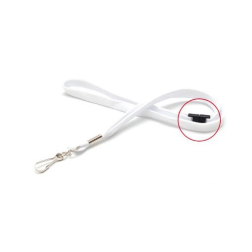 Polyester lanyard, black, 100 pcs. 1437246