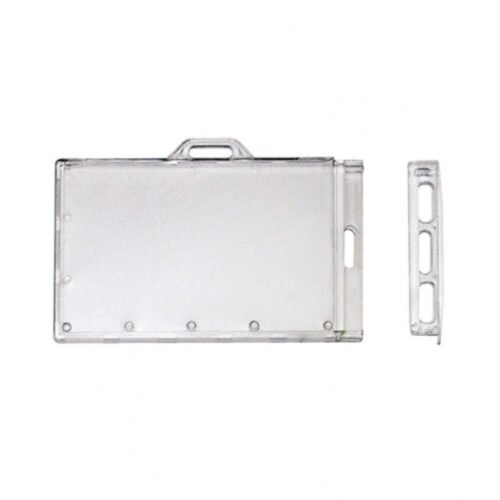 Holder 2 cards IDS 76 made of polycarbonate with sliding cover 100 pcs 1454230