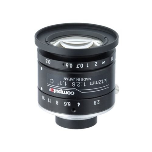 Computar 3PTY-COM-V1228-MPY2 C-Mount lens 12mm Large Format, 40.5mm filter thread