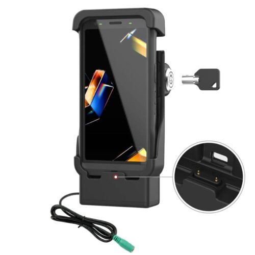 RAM Cradle 3PTY-RAM-HOL-ZE41L-2U, Power-Only with Lock for Zebra TC501