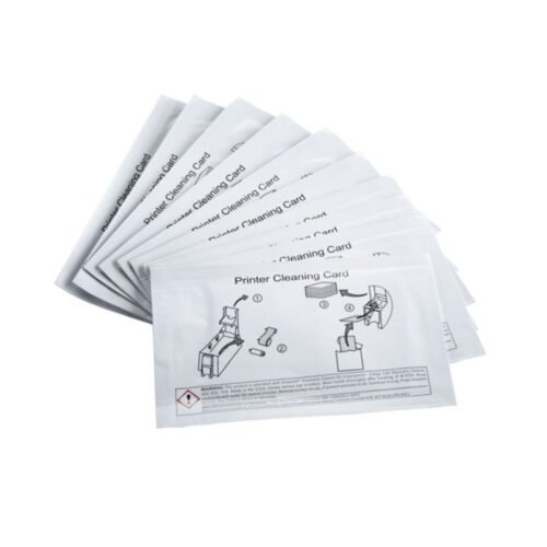 Cleaning cards pack of 10 with double adhesive for transport rollers 524405-001