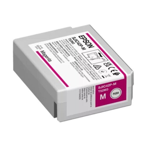 Magenta ink cartridge 50 ml for ColorWorks C4000 Epson C13T52M340