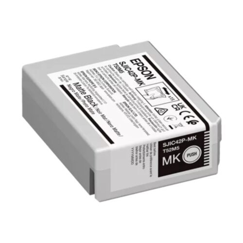Black Matte ink cartridge 50 ml for ColorWorks C4000 Epson C13T52M540