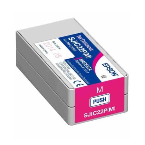 Magenta ink cartridge SJIC22P (32.5 ml) ColorWorks C3500 Epson C33S020603