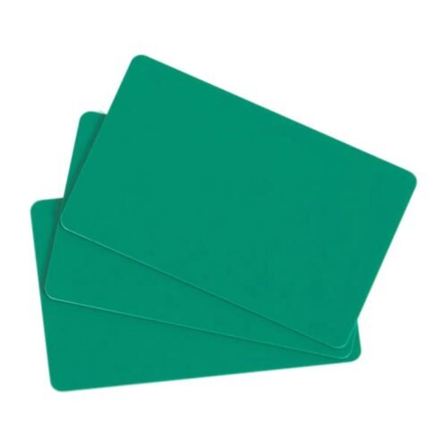 Green PVC cards Plastic Card Evolis C4401