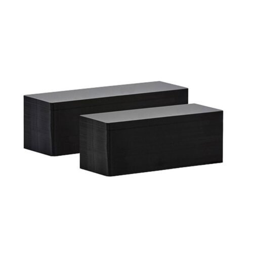 Long black PVC cards Plastic Cards Evolis C8122