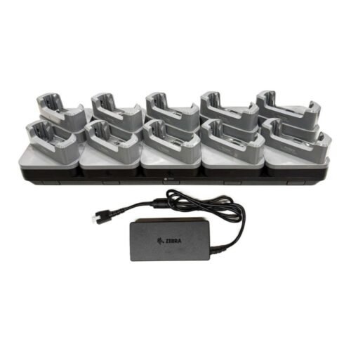 Zebra CRD-TC5A-5SC10D-1 cradle kit, charges 10 TC501 terminals without boot