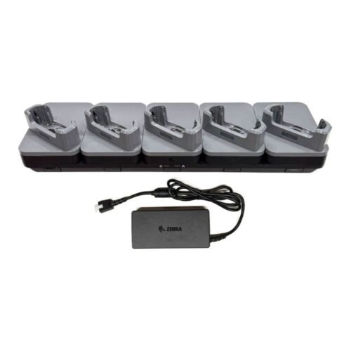 Zebra CRD-TC5AB-5SE5D-1 cradle kit, Ethernet/USB for 5 TC501 terminals with boot